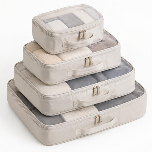 Compression Packing Cubes for Travel — set of 4